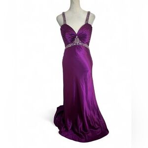 Cache Radiant Purple Prom Dress